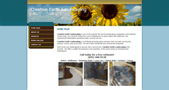Desktop Screenshot of creativeearthlandscape.com