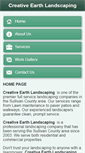 Mobile Screenshot of creativeearthlandscape.com
